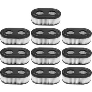 10-Pack 593260 Air Filter for Replacement 334404 798452, WOXAFO Lawn Mower Air Filter, Air Cleaner Filters for 500EX 550EX 575EX 625EX 675EXI 725EXI Series Engines Lawn Mower Parts