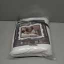 100% Washed Cotton Duvet Cover Queen Size, White Linen Like Breathable Natural Bedding Set (No Comforter), 90x90 Inches