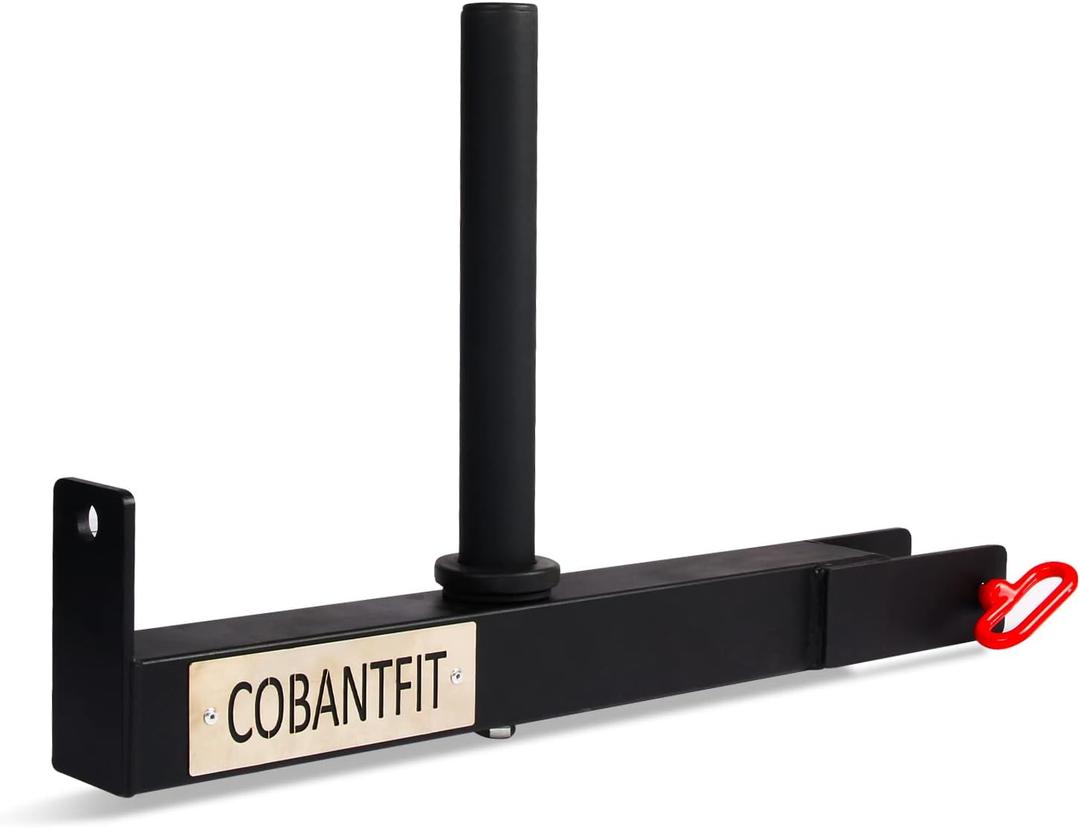 14" Long Post Length Belt Squat Attachment For Racks Fits 2" x 2", 3" x 2", 3" x 3" Racks And Rack Hole Diameters of 5/8" Or Larger 1'' And 2 Weight Plates Required