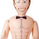 Liliful 59 Inch Blow up Doll Inflatable Bachelorette Party Accessories Halloween Party Props Decoration Daniel Doll