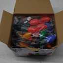 Minetom Vintage C9 LED Christmas Lights Outdoor Multicolor, 50 Feet C9 String Lights for Christmas Tree Roofline Holiday Party Indoor Outdoor Garden Patio Backyard Cafe Xmas Decoration, Green Wire