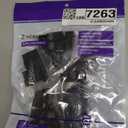 VCE CAT6 RJ45 Keystone Couplers (UL Listed), 25-Pack Ethernet Keystone Jack Female to Female UTP for Cat6/Cat5e/Cat5 Network Cable, Black