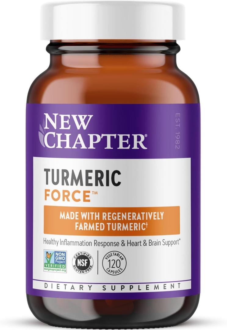 New Chapter One Daily Turmeric Supplement, 120 Count (EXP 03/07/29)
