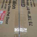 XLarge Dog Door for Sliding Glass Door,Openable Pet Door for Sliding Glass DoorsAll-Metal Framed & Panel & Lock,Adjustable 75 7/8" to 81" Slider Height -Extra Large