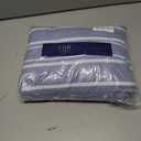 Queen 6 Piece Sheet Set - Comfy Breathable & Cooling - Soft Hotel Luxury Bedding Set with 8-16 Inch Deep Pockets - 1 Flat & 1 Fitted Sheet & 4 Pillowcases - Wrinkle Free & Easy Care - Blue Stripes 3