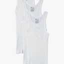 No Brand Men's Cotton Tank Undershirts Pack, Moisture-Wicking Ribbed Tanks, lightweight Cotton Tank Undershirts, 3-Pack XL