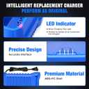 Mini 2A Rapid for Kobalt 40V Battery Charger, for Kobalt 40V Max Battery KB440-03 KB2540C-06 KB640-03 KB240-06 KB640-06 KB245-06 KRC40-06 KB440C-06 KRC60 KRC40-06 KB240-06
