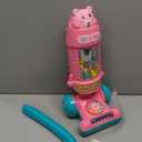 FS Kids Vacuum Toy That Really Works with Lights & Sounds, Pretend Play Toy Vacuum for Toddlers 1-3, Toddler Vacuum Toys for Ages 18M+ Girls, Cleaning Toy with Ball-Popping, Pink