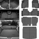 CRV Floor Mats - Fit for Honda CRV 2023-2025 2026 (Include Hybrid), All Weather CRV Floor Mats | CRV Cargo Liner | Backrest Mat for CRV Accessories (Cargo mat fit Upper Position)