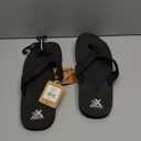 Zeroxposur Men's Flip-Flops, Outdoor Footwear, Black, Size 11