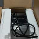 Antarctic Star Nugget Ice Maker Countertop with Soft Chewable Ice, Portable Sonic Ice Maker with Basket and Scoop, Removable Top Cover, Auto-Cleaning for Home/Party/RV/Camping (Stainless Steel Black) (34Lbs/24H)