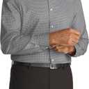 Michael Kors Men's Dress Shirt Ultra Wrinkle Free Stretch Regular Fit (15.5" Neck 34"-35" Sleeve, Charcoal)