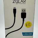 ZGEAR 4' MICRO USB DATA CABLE BK EA