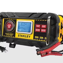 STANLEY Fully Automatic 40 Amp 12V Bench Battery Charger/Maintainer Engine Start, Alternator Check, Cable Clamps
