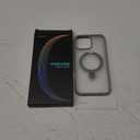 TORRAS 360 Spin Magnetic Stand for iPhone 16 Pro Max Case, Fit for MagSafe, 12FT Mil-STD Shockproof Case for 16 Pro Max Phone Case with Kickstand Rotatable, Grey, 6.9 inch