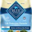 Blue Buffalo Life Protection Formula Puppy Dry Dog Food with DHA and ARA, Made with Natural Ingredients, Chicken & Brown Rice Recipe, 15-lb Bag BB Date 28 May 2026