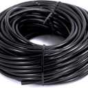 100ft 1/4 inch Blank Drip Irrigation Tubing,1/4 Irrigation Tubing Drip Irrigation Parts Drip Line Irrigation Hose for Drip Irrigation System, Garden Watering Tube Line for Garden Irrigation System