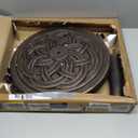 UBP18181-BR 18-Inch Cast Stone Umbrella Base, Made from Rust Free Composite Materials, Bronze Powder Coated Finish