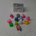 JOYIN 12 PCS Light Up Bath Toys, Toddler Flashing Colourful LED Bathtub Mermaid Toy, Baby Bathtime Floating Rubber Shower Gifts for Infant Kids Boy Girl Valentines Easter Gifts Swimming Pool Party
