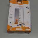 Interactive Cat Toys for Indoor Cats, Automatic Hanging Door Feather Toy Mouse & Ribbon Wand Teaser,USB-Rechargeable Self Play Chase Exercise Feather Toys for Bored Indoor Adult & Kitten Cats (White)