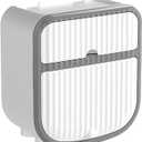 Toilet Paper Holder, Plastic Waterproof Wall Mounted Bathroom Tissue Roll Paper Towel Holder Dispensers with Storage Space Shelves and Storage Boxes for Bathroom(White)