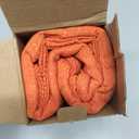 Kevin Textile Fall Outdoor Waterproof Throw Pillow Covers Decorative Farmhouse Water Resistant Checkered Cushion Covers for Tent Patio Garden Couch Sofa Pack of 2 (18x18 Inch Orange)