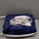 Electric Heated Blanket Full Size 72"x84",Fast Heating Throw, Soft Microplush for Bed & Couch, 1-10 Hours Auto Off & 6 Heating Levels, Machine Washable, Gifts for Grandma & Family-Navy Blue