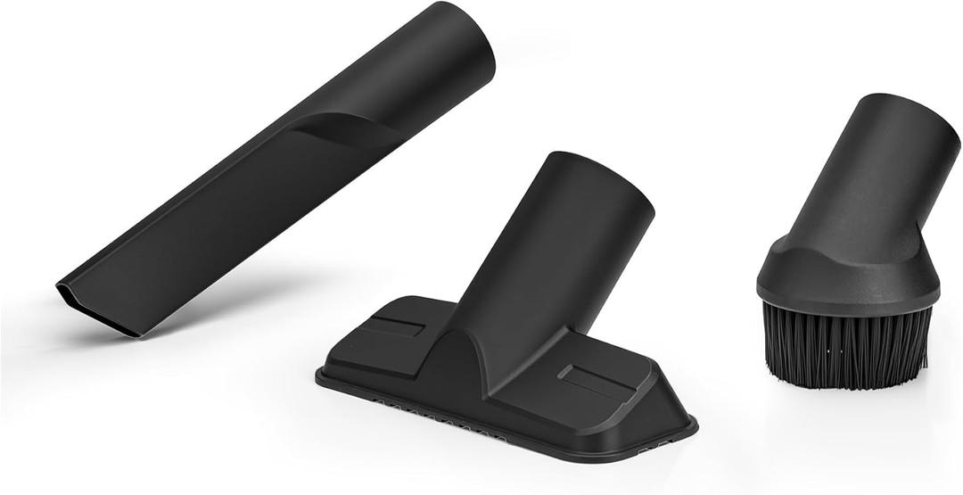 Shop-Vac 3-PC Nozzle Kit, 1-7/8 Inch Diameter for Wet/Dry Vacuum, Includes Gulper, Crevice Tool and Round Brush