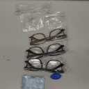 CCVOO Reading Glasses for Women/Men, Eyeglasses, Blue Light Readers for Women/Men, Computer Eye Glasses, Cheaters (2 Black/ 2 Transparent/ 1 Turtle)