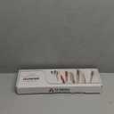 Astercook Knife Set, 13 Pieces Kitchen Knives Set with Healthy Anti-Rust Coating, Dishwasher Safe, Stainless Steel Chef Knife Sets with 6 Blade Guards, Perfect Holiday Gifts for Kitchen (Cream)