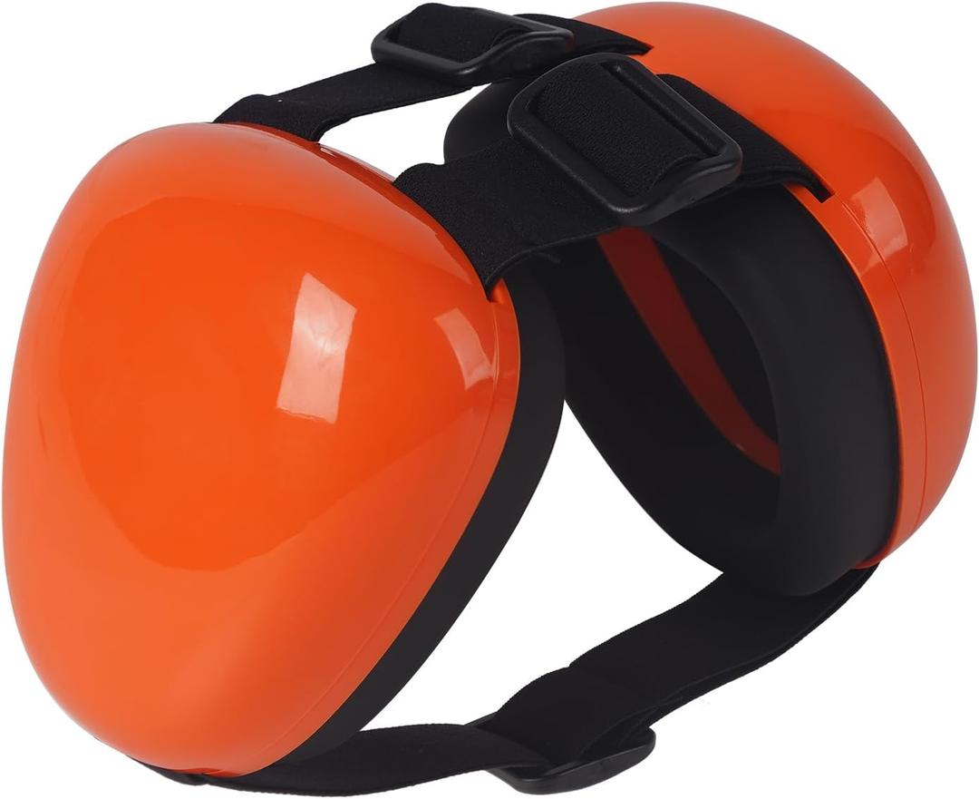 Dog Earmuffs For Hearing Protection 29dB NRR ear muffs noise protection (Small, Orange)