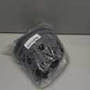 HFCNMY Ottoman Cover Rectangle,Stretch Knitted Jacquard Rectangle Ottoman Cover Thick Slipcover for Ottomans Soft Foot Stool Cover with Elastic Bottom Dark Gray Large