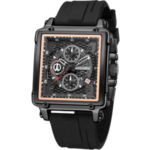 Mens Luxury Military Wrist Watches for Men Waterproof Dress Black Waterproof Work Fashion Sports Watches