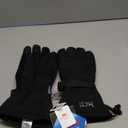 MCTi Waterproof Mens Ski Gloves Winter Warm 3M Thinsulate Snowboard Snowmobile Cold Weather Gloves (Large, Black)