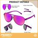 FEISEDY Polarized Aviator Sunglasses for Men Women Trendy Classic Sports Driving Outdoor TAC Lens UV400 TR90 Eyewears B0378
