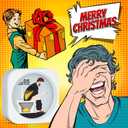 2 x Toilet Sand Timer for Adults Men Gag Gifts - Toilet Sand Timer for Men Poop Timer Gifts for Husband Teen Boys Dad Funny Cool Gadgets Stuff Prank Santa Birthday Gift Ideas