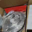 A-Premium 12.40 inch (315 mm) Rear Vented Disc Brake Rotors Compatible with Cadillac Models - ATS 2013-2019, 2-PC Set