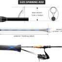 SF Fishing Rod Sock Fishing Rod Sleeve Rod Cover Braided Mesh Rod Protector Pole Gloves Fishing Tools for Spinning Fishing Rod,Casting Rod,Musky Rod, Ice Rod, Fly Rod, Spey Rod