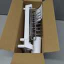Dish Drying Rack Compact Expandable - A Space-Saving, Stainless Steel, Rust-Resistant Dish Drainer for Kitchen and Apartment Countertops/Sink Cabinets, Extendable from 11.42 to 19.9 inches (White) (Double)