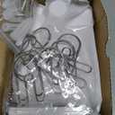 Retractable Clothesline Indoor Outdoor - 16.7 Ft Heavy Duty Wall Mounted Non-Sag Clothes Drying Laundry Line with Adjustable Tension and Stainless Steel Rope (White)