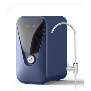 GLACIER FRESH GFU03 Reverse Osmosis System – 800 GPD, Non-Electric, 3:1 Pure-to-Drain, No Noise/No Drilling, 5-Stage Tankless Under-Sink RO Water Filter System, Reduces PFAS/PFOS, Classic Version