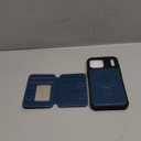 for iPhone 17 Pro Max Wallet Case Compatible with Magsafe, Magnetic RFID Blocking Card Holder Kickstand 2 in 1 Detachable Case for iPhone 17 Pro Max 6.9", Blue