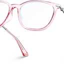 VISOONE Anti Slip TR90 Blue Light Blocking Glasses Size M Eyewear Frame with Anti Glare Eye Protection for Women GaeL
