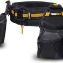 ToughBuilt Cliptech Series - 3-Piece Tradesman Tool Belt Set with Heavy-Duty Jobsite Construction, Organized Easy-Access Tool Storage, and All-Day Professional Comfort (TB-CT-111-3P) (Trademan Work Belt)