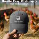 Gifts for Women Chicken Mom Hats for Women Wife Vintage Embroidered Chicken Hat, Chicken Accessories & Chicken Gifts, Adjustable Cute Baseball Caps for Women