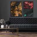 Pixy Canvas 22x28 inch Floater Frame for Canvas Paintings, Wood Panels, Canvas Panels & Stretched Canvas Boards. Floating Frame fits 5/8", 3/4" & max 7/8" Deep Artwork (Black, 22 x 28 inch)