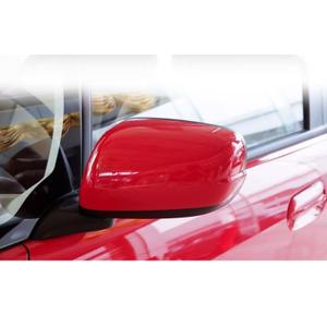 Car Door Rearview Mirror Cover Cap Housing Protective Cover For Exterior Mirrors Fit For Honda Fit Jazz 2009 2010 2011 2012 2013, Red, Right Passenger Side