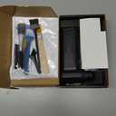 Compressed Air Duster, 130,000RPM Ultra-Powerful Cordless Electric Air Duster with 8000mAh Rechargeable Battery, 4-Gear Adjustable Air Blower for Keyboard, Computer, Car, Home Cleaning (Black)