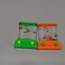 YoYa Toys Aqua Rings Handheld Water Game  Set of 2  Water Ring Toss and Basketball Hoop Toy  Gift for Ages 3 4 5 6 7 8 9  Nostalgic 80's 90's Retro Mini Games  Fun Car Road Trip Travel Activities