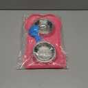 Hubulk Pet Dog Bowls 2 Stainless Steel Dog Bowl with No Spill Non-Skid Silicone Mat + Pet Food Scoop Water and Food Feeder Bowls for Feeding Small Medium Large Dogs Cats Puppies (S, Pink)